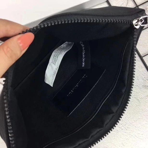 CK Black Leather Bag For Men #BG-01