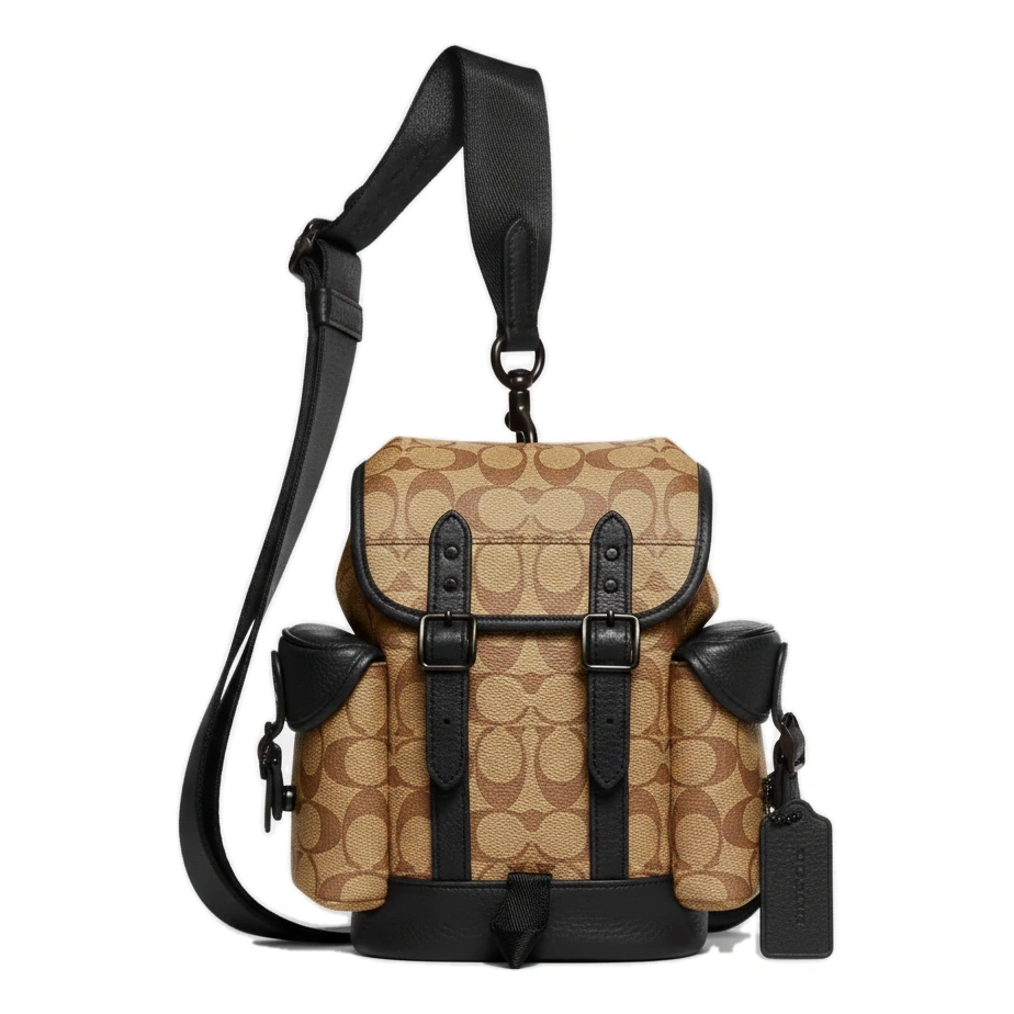 Coach Heritage Sling Bag – Unisex Design in Tan #0053