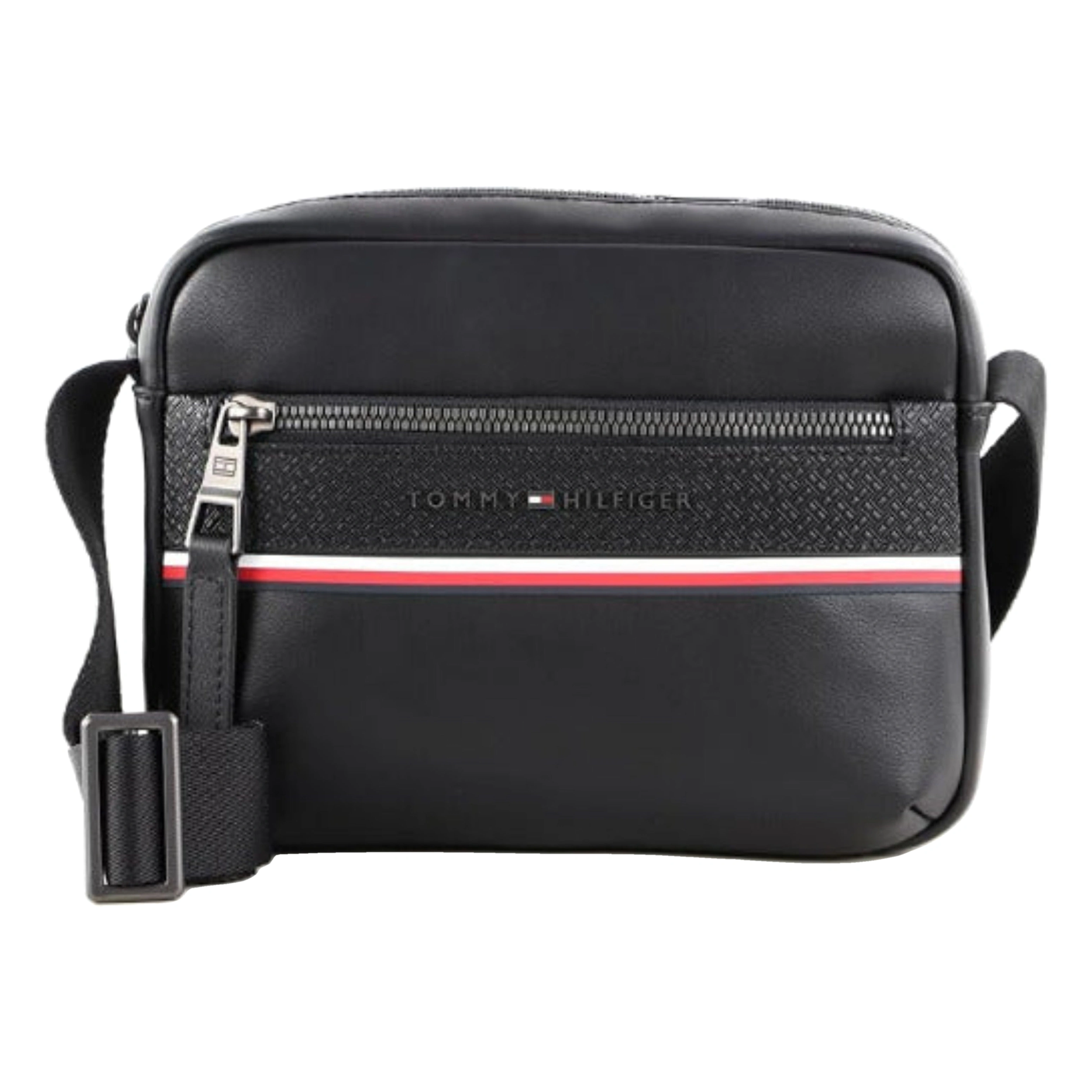 TH Black Leather Bag For Men #0020