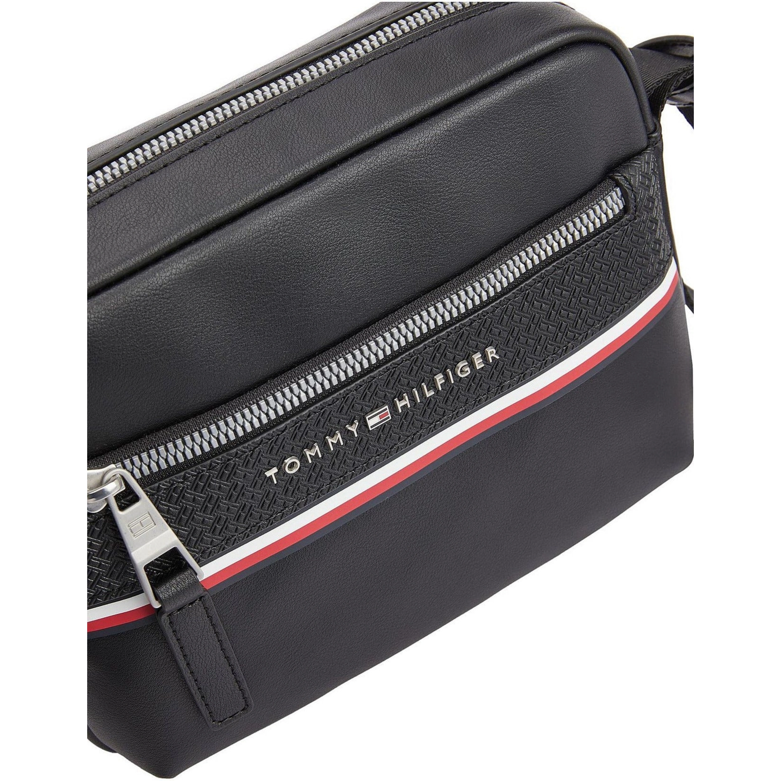 TH Black Leather Bag For Men #0020