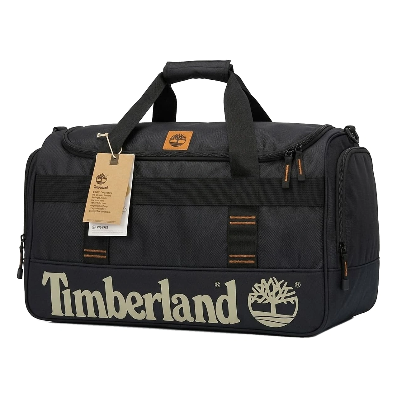 Timberland Men’s Duffel Bag – Dark Sapphire Black Travel & Gym Bag with Premium Design#0001