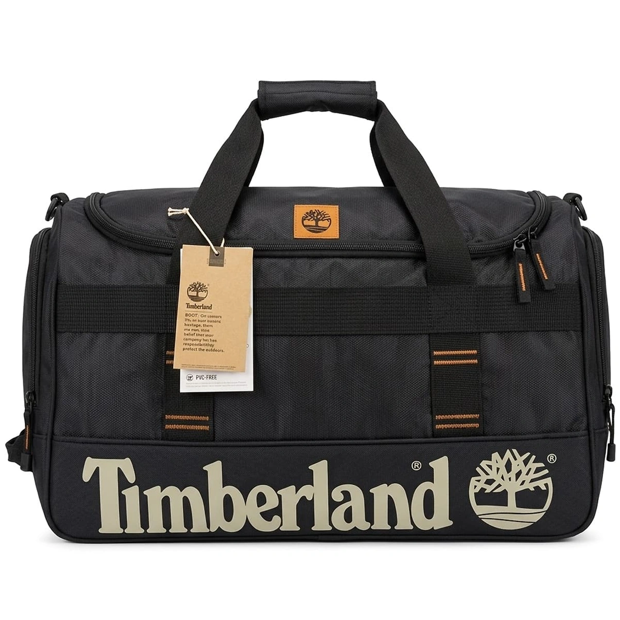 Timberland Men’s Duffel Bag – Dark Sapphire Black Travel & Gym Bag with Premium Design#0001