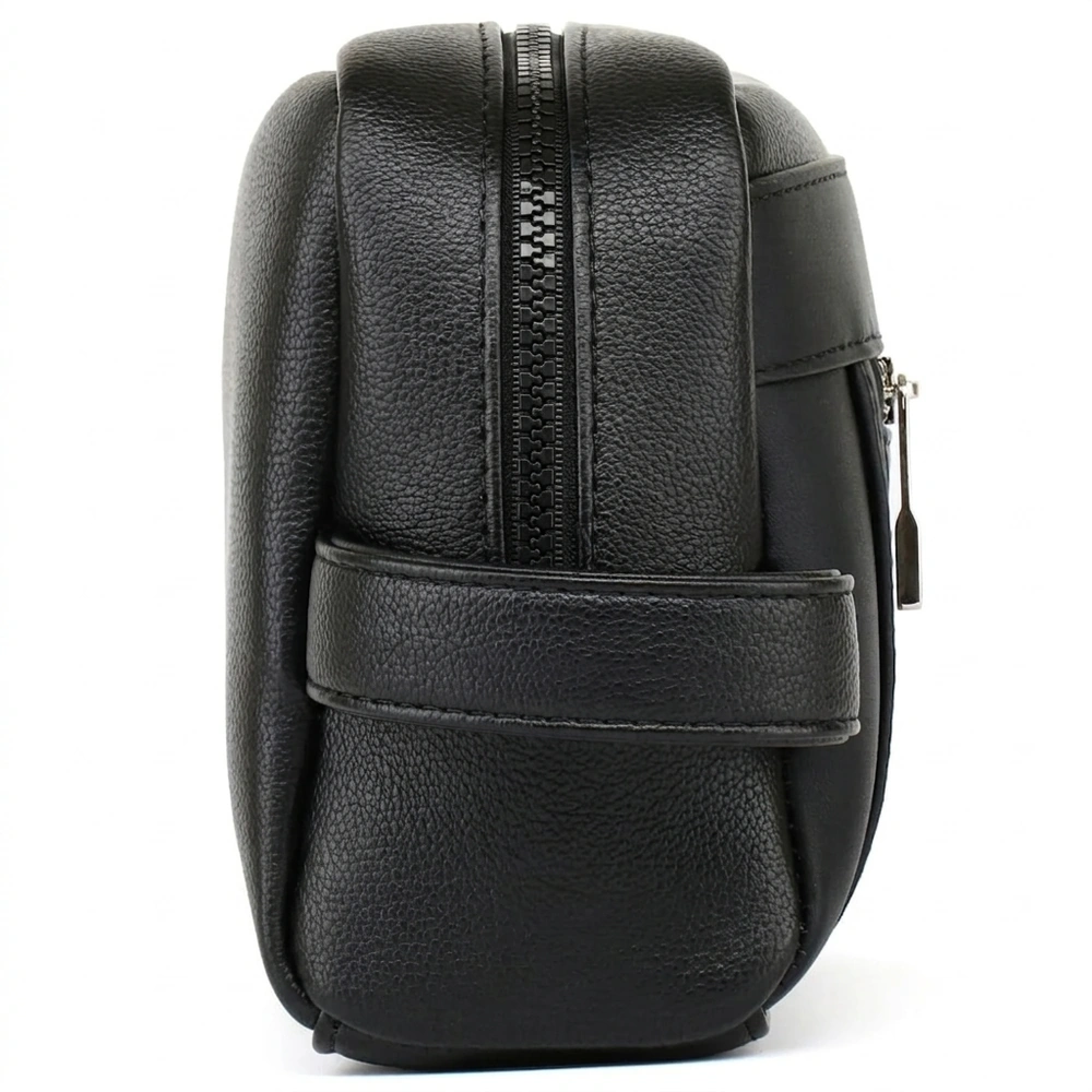 Tommy Hilfiger Black Leather Handbag For Men #0009