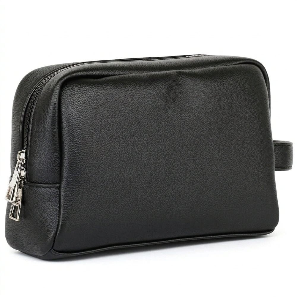 Tommy Hilfiger Black Leather Handbag For Men #0009