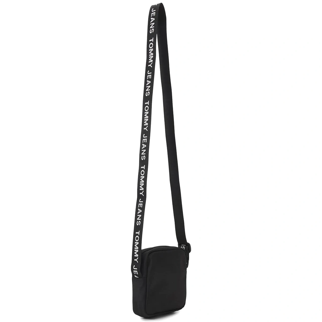 Tommy Hilfiger Black Tech Mesh Crossbody Messenger Bag #0025