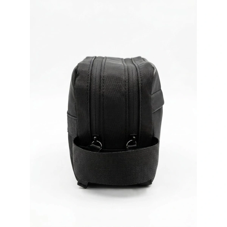 Tommy Hilfiger Men's Black Travel Organizer Bag – Compact Toiletry & Essentials Pouch#0037