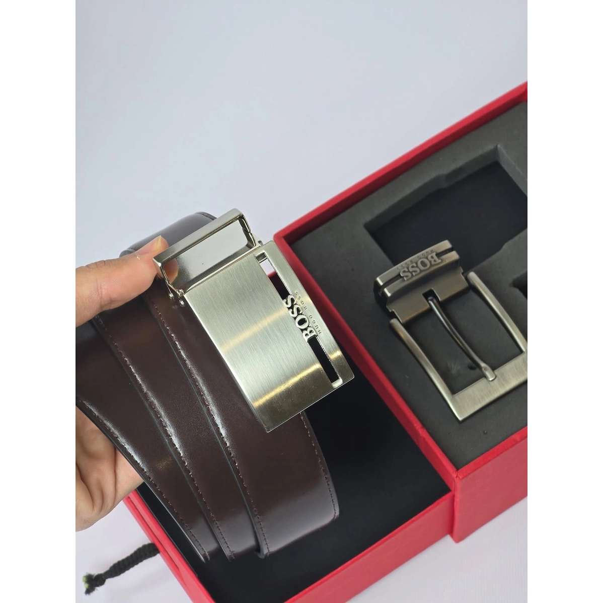 BOSS Men’s Premium Leather Belt #02