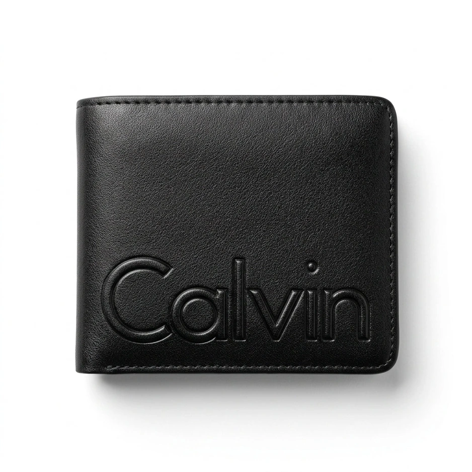 Calvin Klein Men's Leather Accessory Gift Set - Bifold Wallet & Automatic Buckle Belt with Premium Box #08