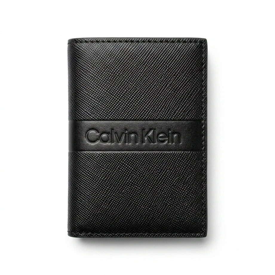 Calvin Klein Men's Leather Belt & Wallet Gift Set – Classic Black #11