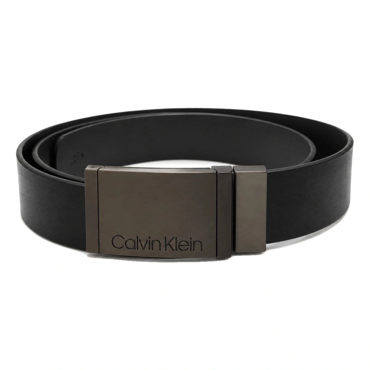 Calvin Klein Men's Reversible Belt – Black & Brown Leather with Premium Gunmetal Buckle#21