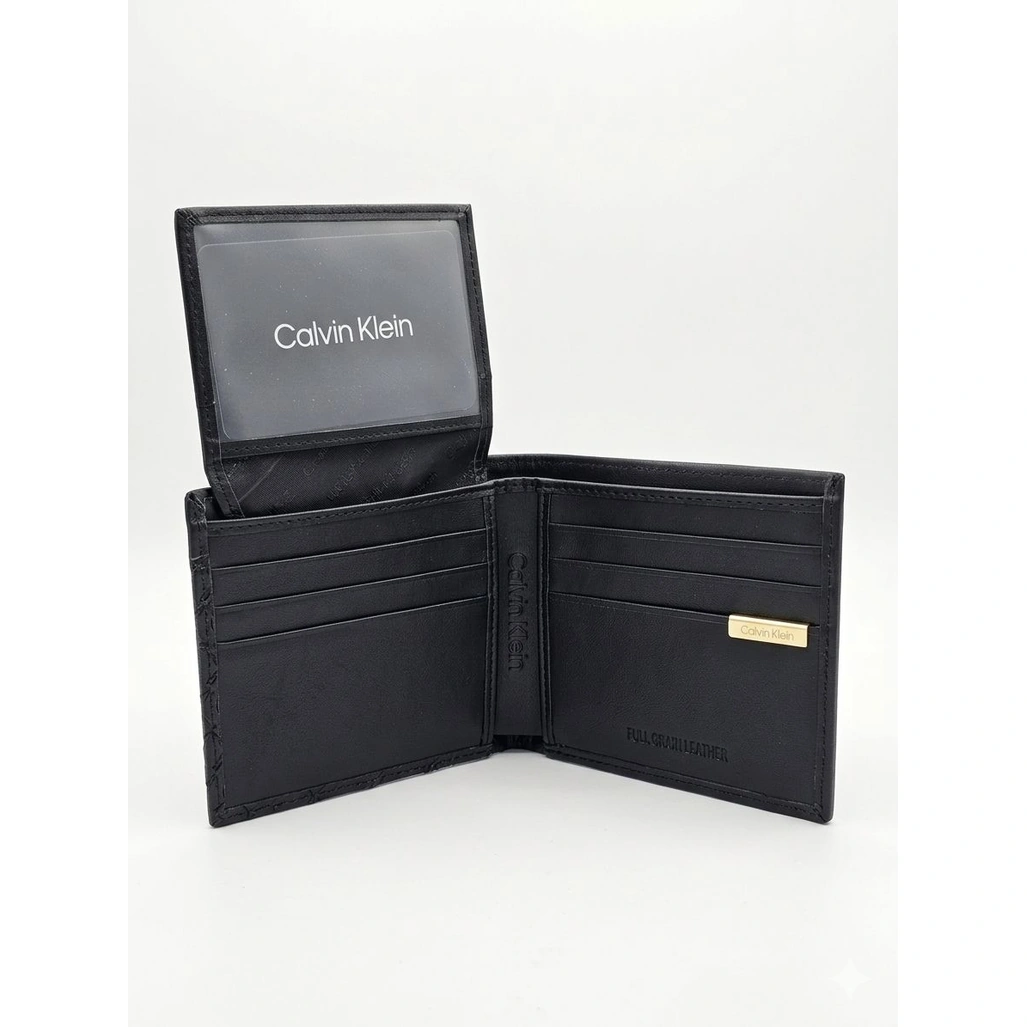 Calvin Klein Men’s Belt & Wallet Gift Set - Matte Black #19