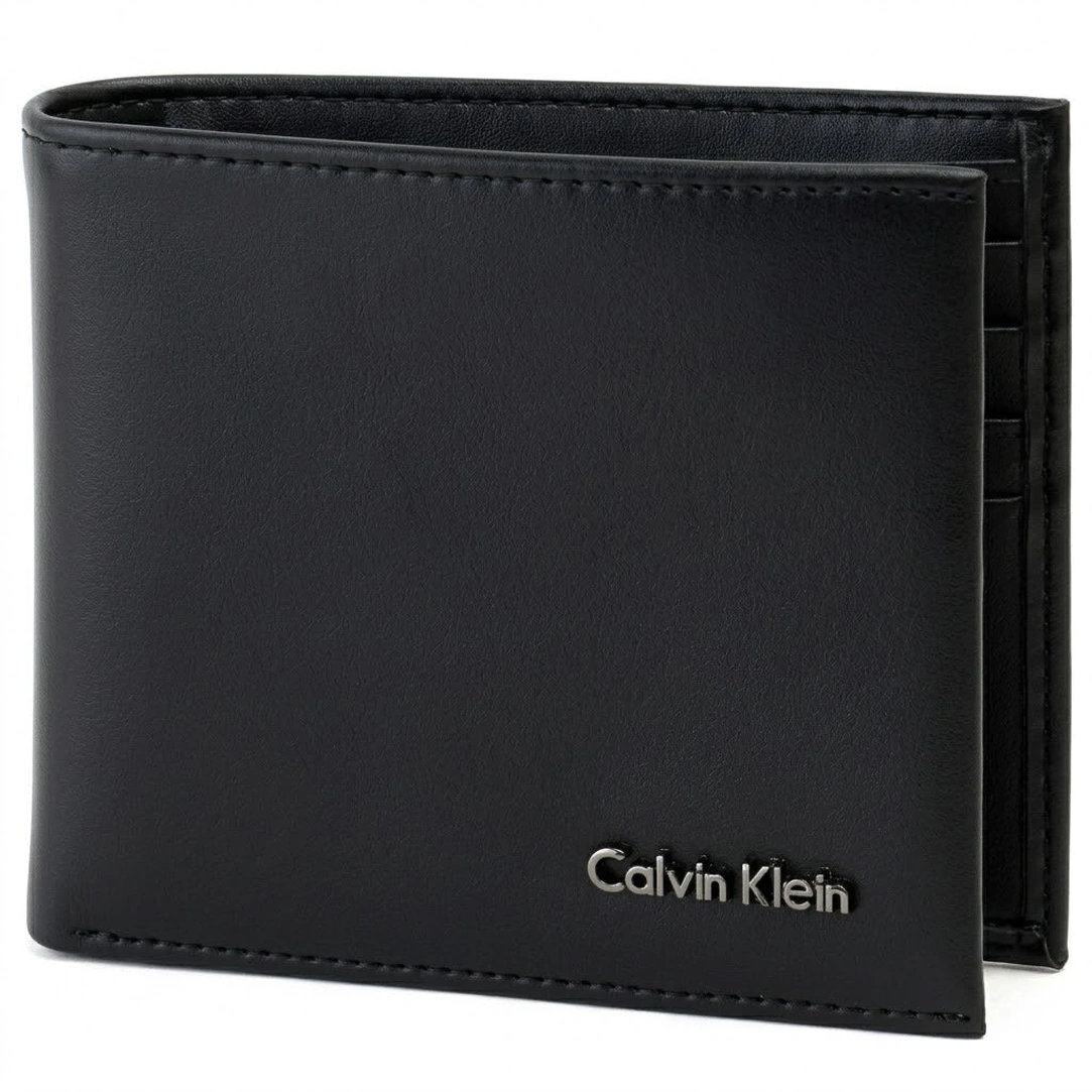 Calvin Klein Men’s Leather Belt & Wallet Gift Set – Black Premium Accessories Combo#16