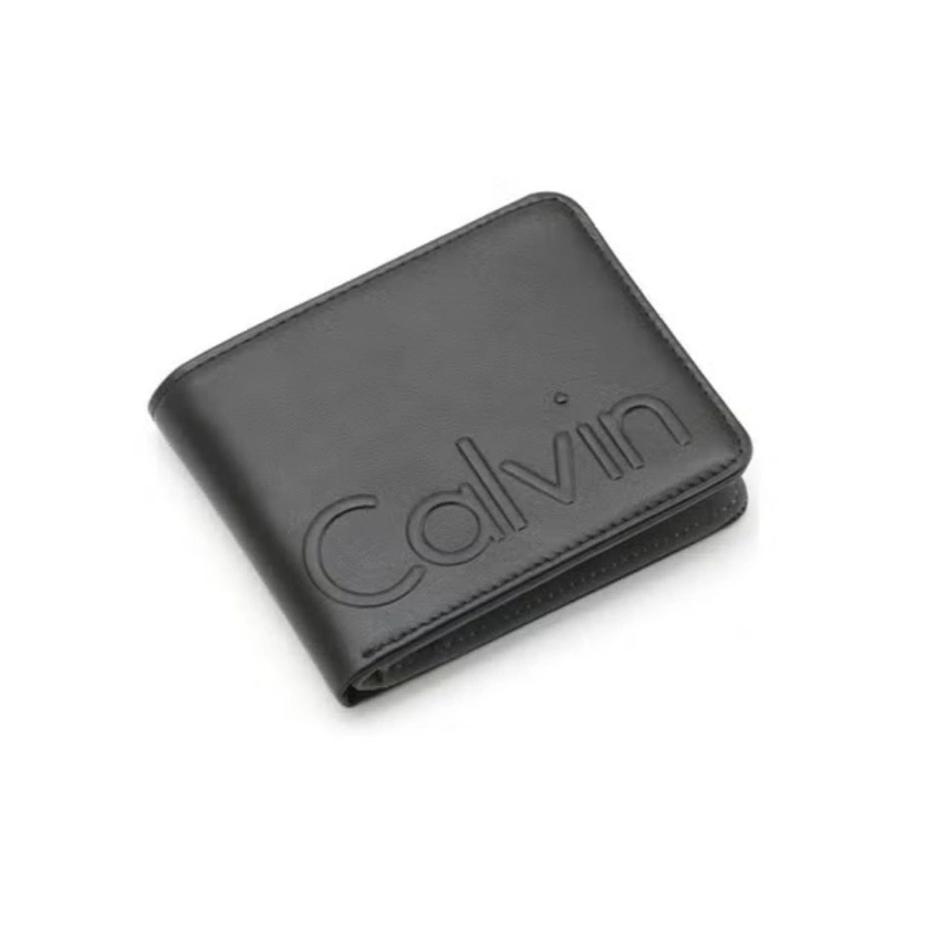 CK Black Leather Wallet-Belt Set For Men #20