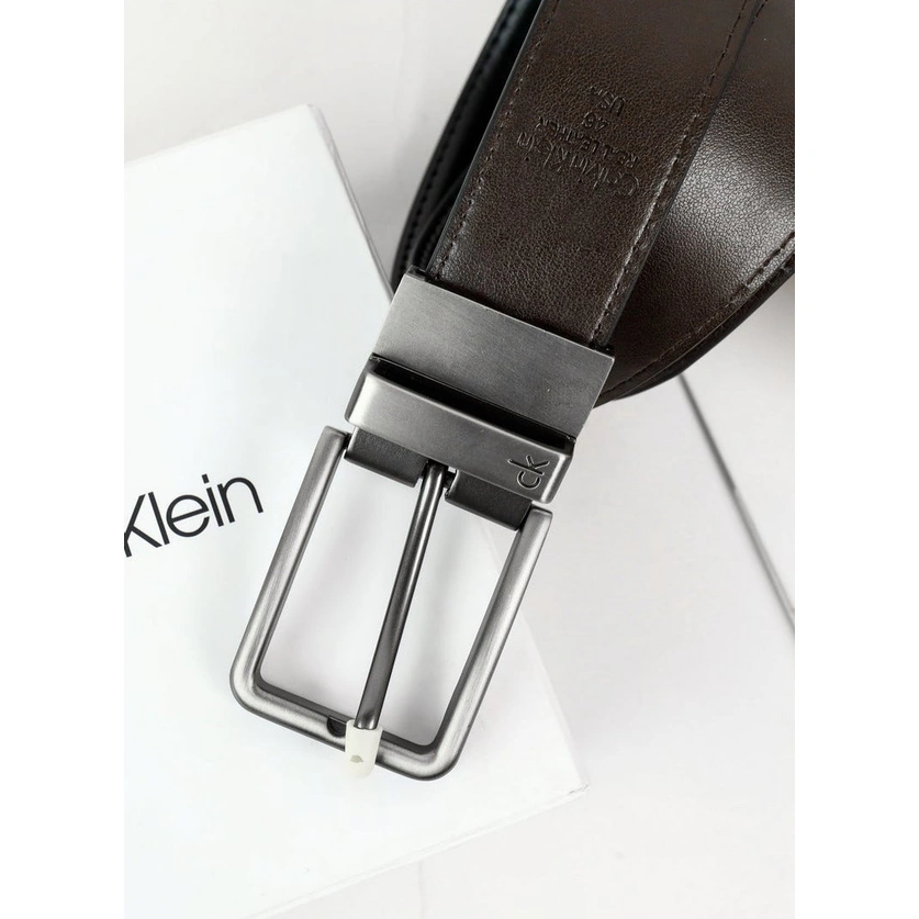 CK Black Leather Wallet-Belt Set For Men #20