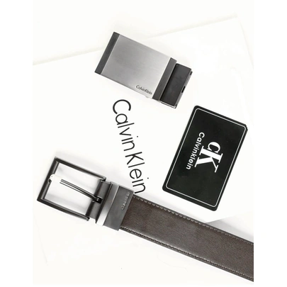 CK Leather Belt Set For Men #6