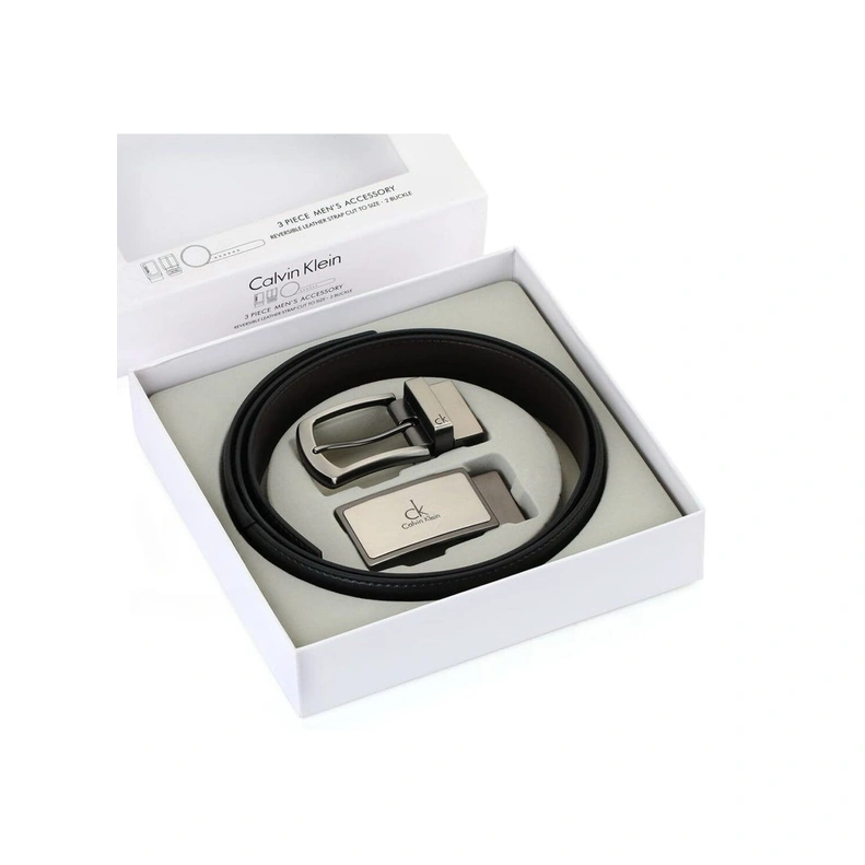 CK Leather Belt Set For Men #S-03