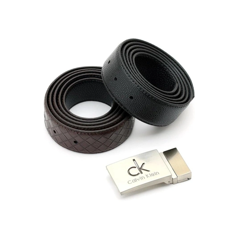 CK Leather Belt Set For Men #S-08