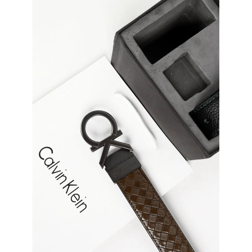 CK Leather Belt Set For Men #S-12