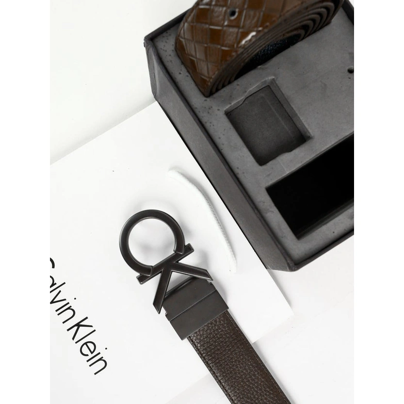 CK Leather Belt Set For Men #S-12