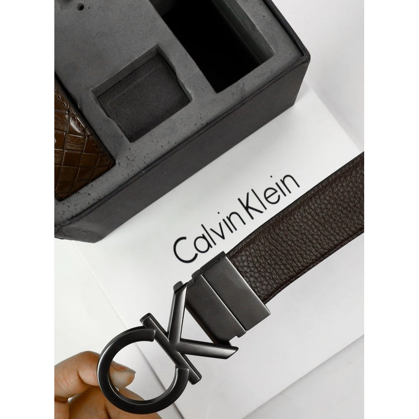 CK Leather Belt Set For Men #S-12