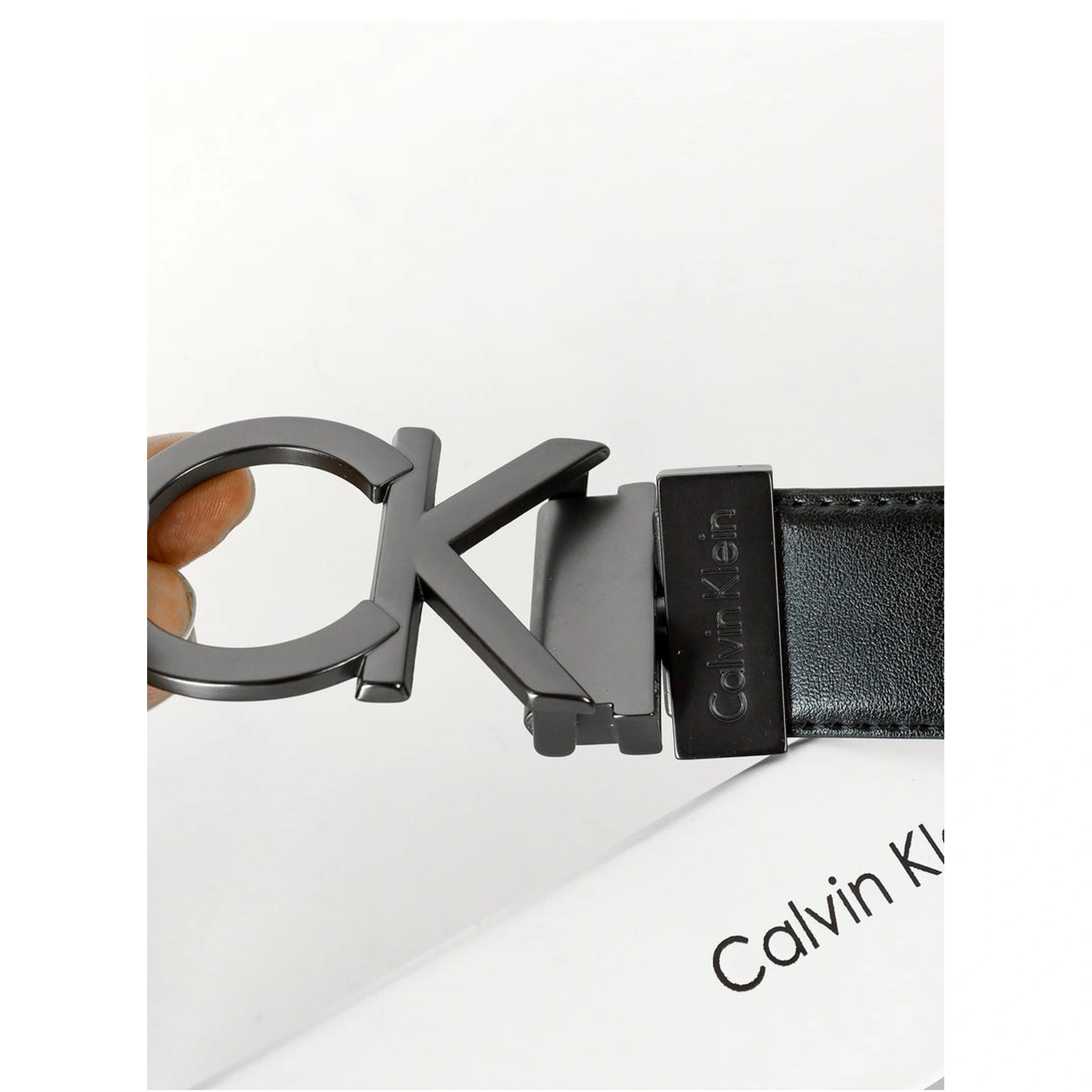 CK Reversible Belt & Wallet Set For Men #3
