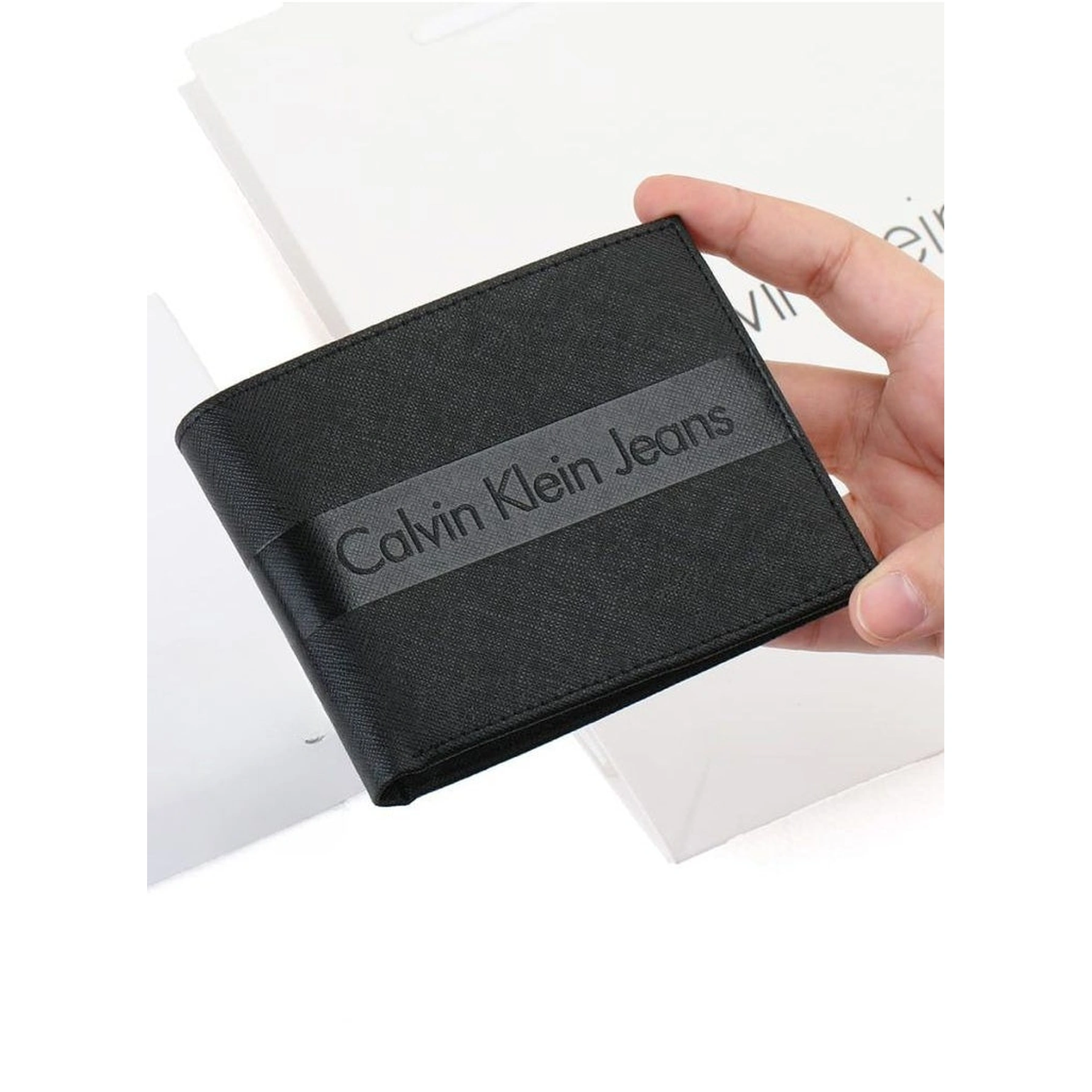 CK Reversible Belt & Wallet Set For Men #3