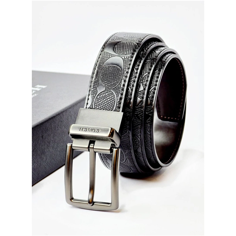 Coach Signature Wallet & Reversible Belt Set For Men #01