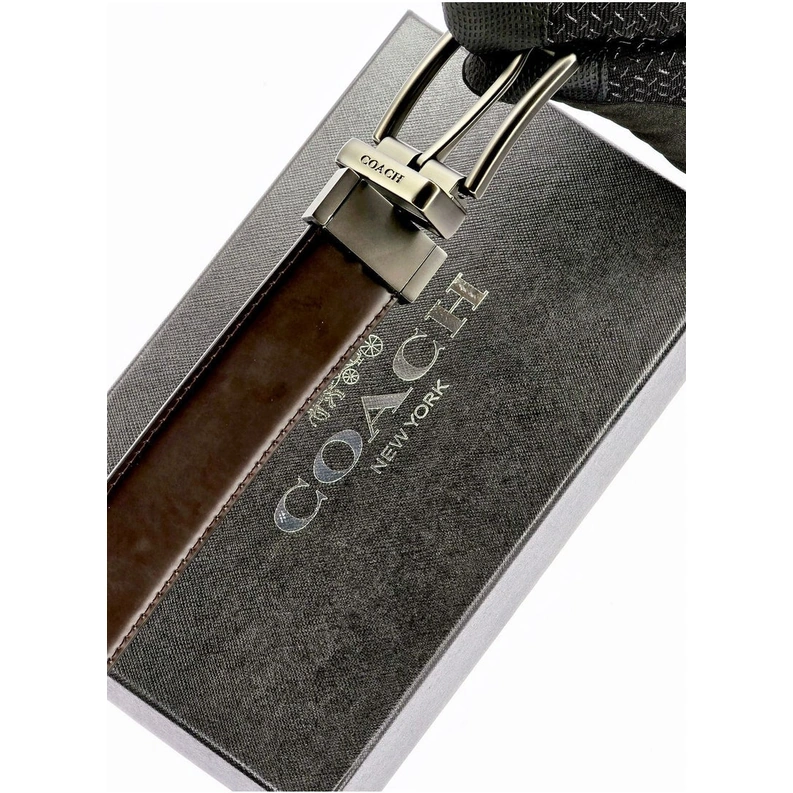 Coach Signature Wallet & Reversible Belt Set For Men #01
