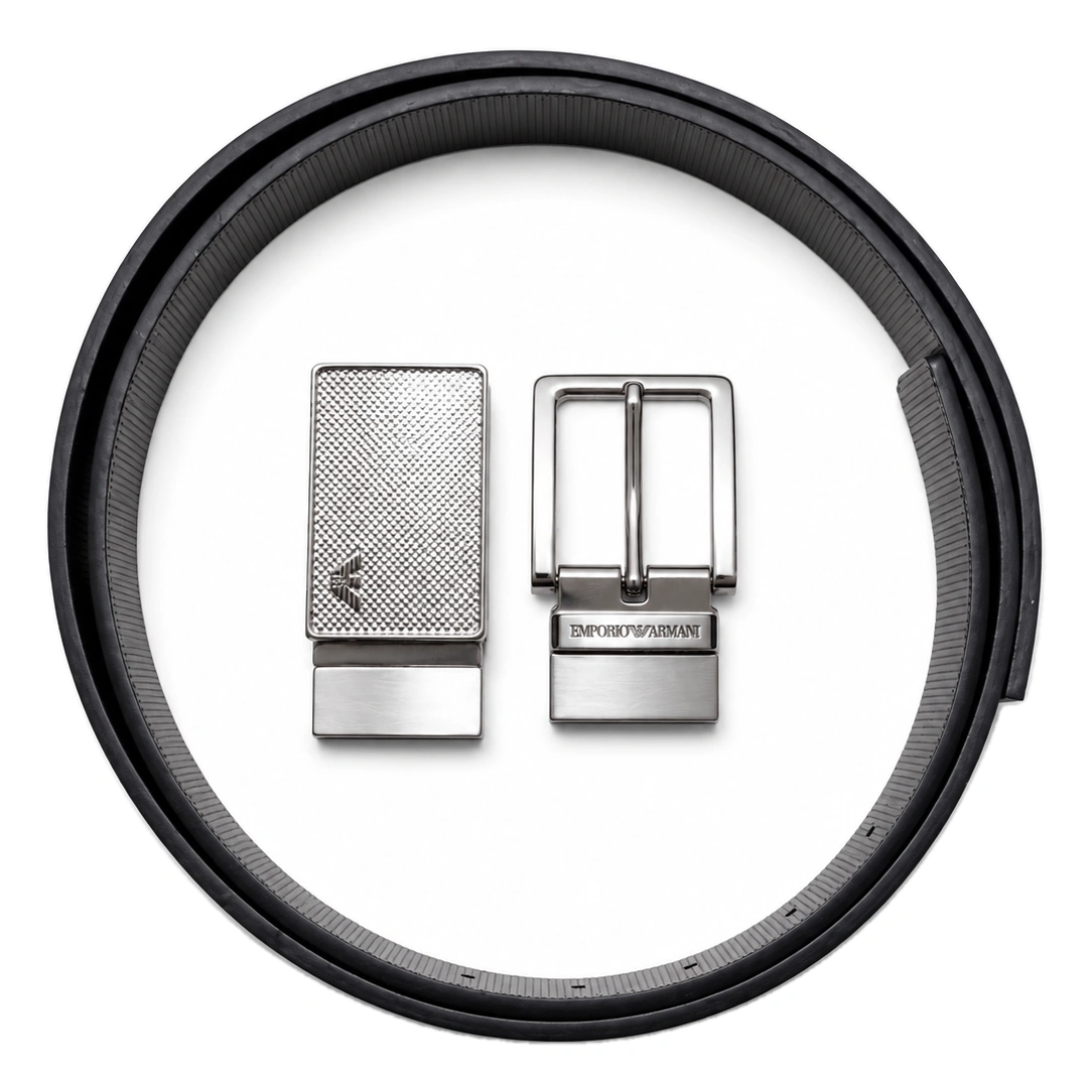 EA Men's Belt Set  Double Buckle Edition #S-03