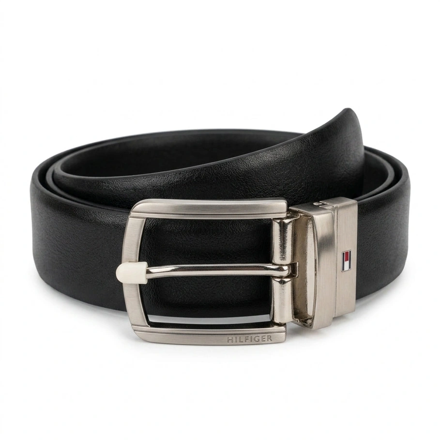 Premium Tommy Hilfiger Men’s Gift Set – Leather Wallet & Belt Kit #019