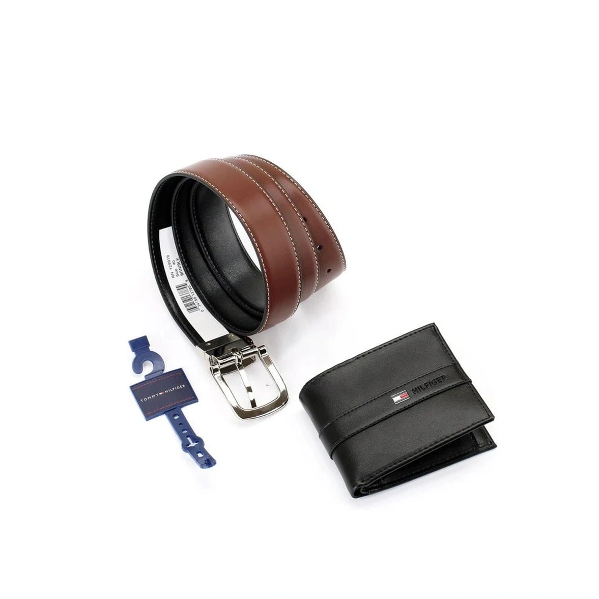 TH Leather Wallet-Belt Set For Men #04