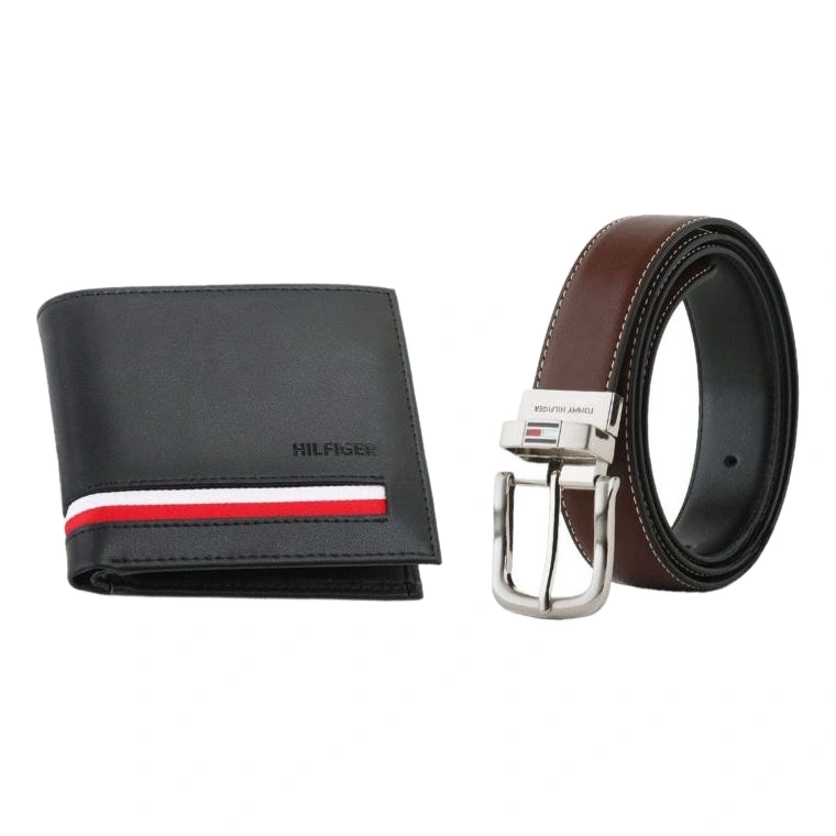 TH Leather Wallet-Belt Set For Men #5
