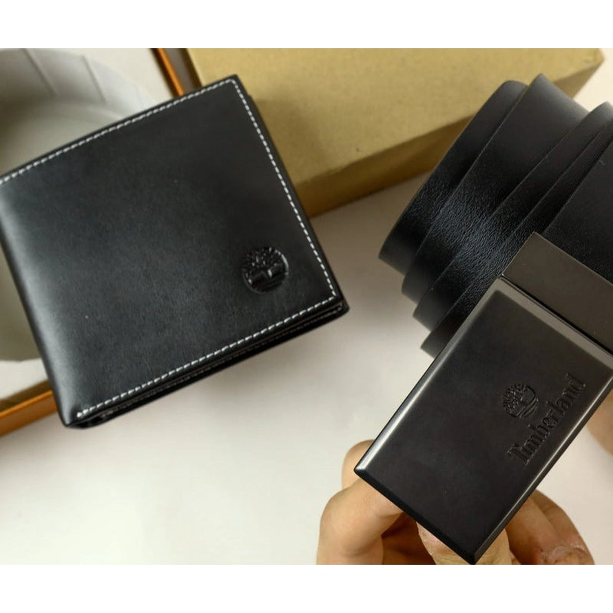 TL Leather Wallet-Belt Set For Men #1