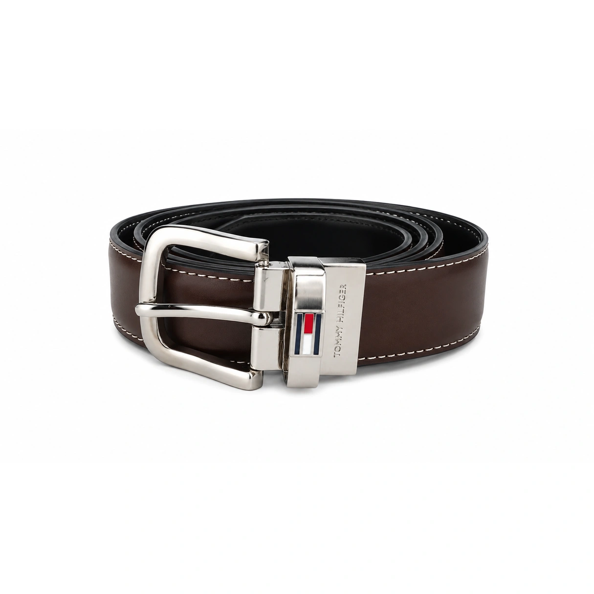 Tommy Hilfiger Men's Luxury Gift Set – Wallet & Reversible Leather Belt#09