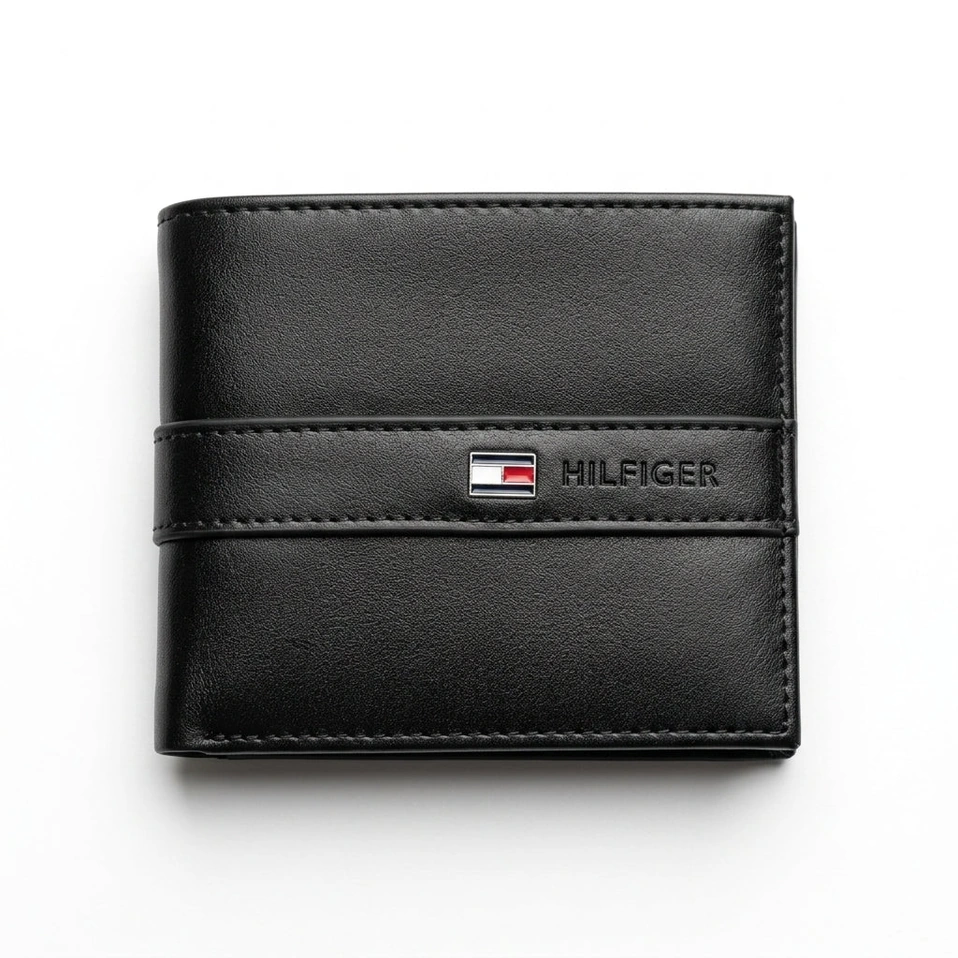 Tommy Hilfiger Men’s Leather Gift Set – Wallet & Belt #018