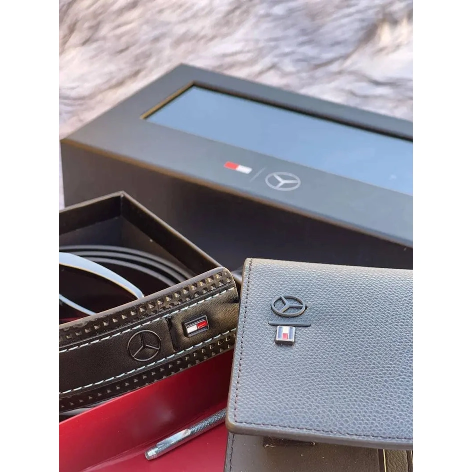 Tommy Hilfiger Men’s Luxury Gift Set Leather Belt & Bi-Fold Wallet Duo #6