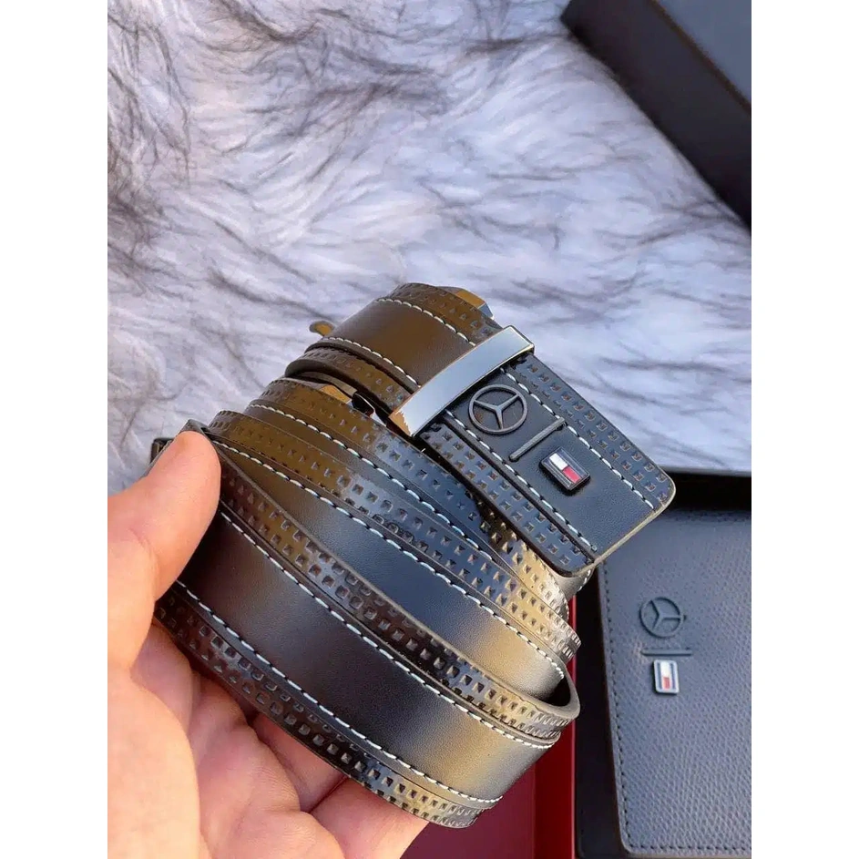 Tommy Hilfiger Men’s Luxury Gift Set Leather Belt & Bi-Fold Wallet Duo #6