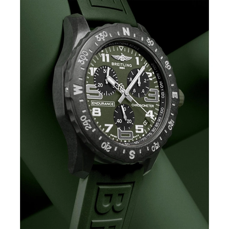 Breitling Watch For Men - Endurance Pro - Ref. X82310D31B1S1 - Green Dial