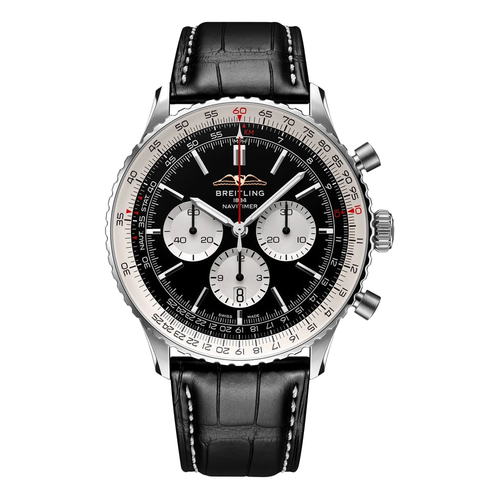 Breitling Watch For Men - Navitimer B01 Chronograph 43 - Ref. AB0137211B1P1
