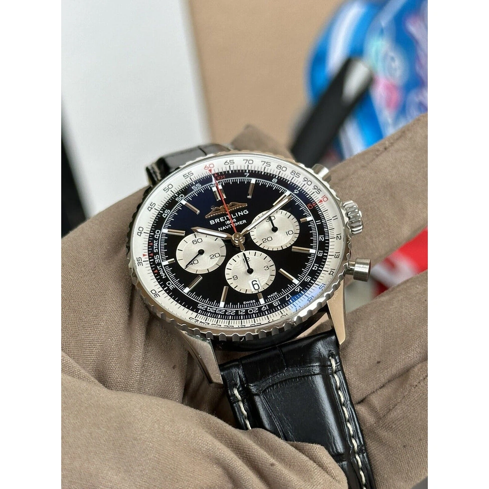 Breitling Watch For Men - Navitimer B01 Chronograph 43 - Ref. AB0137211B1P1
