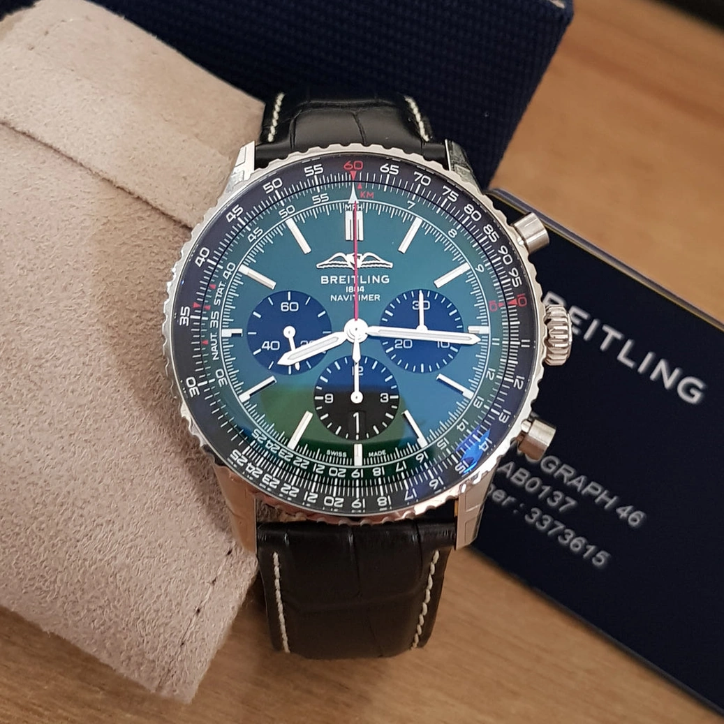 Breitling Watch For Men - Navitimer B01 Chronograph 43 - Ref. AB0137241L1P1
