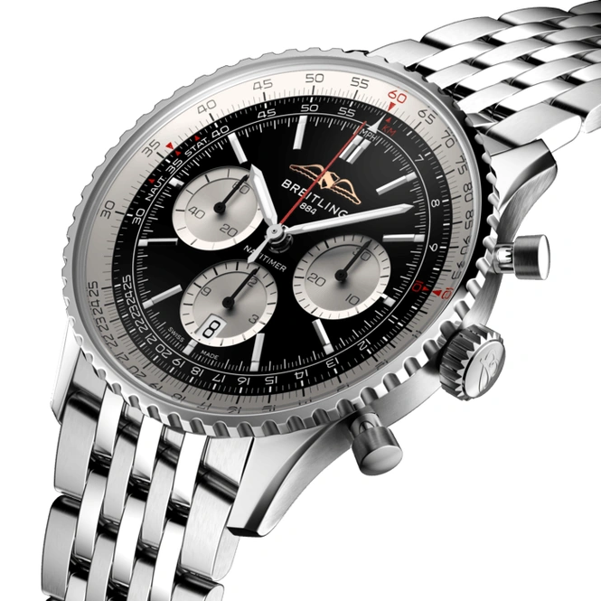 Breitling Watch For Men - Navitimer B01 Chronograph 43 - Ref. AB0138211B1A1