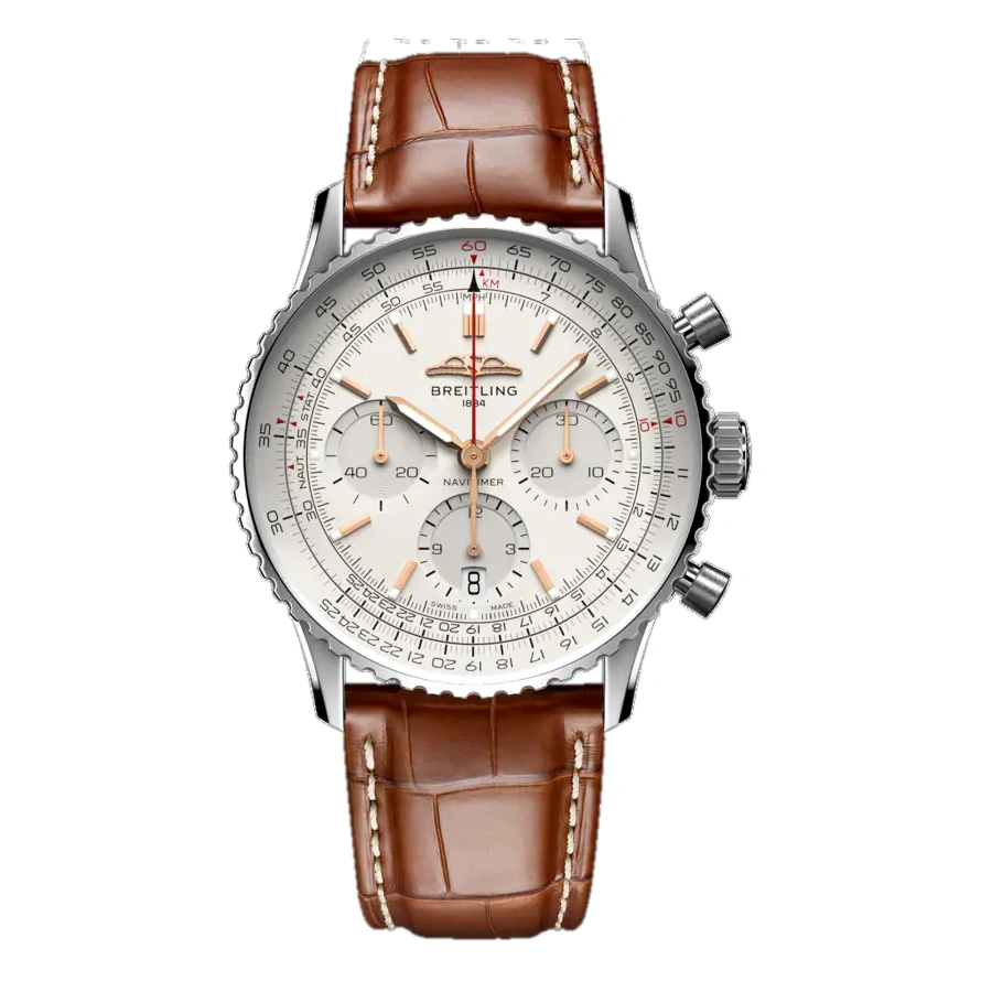 Breitling Watch For Men - Navitimer B01 Chronograph 43 - Ref. AB0139211G1P1