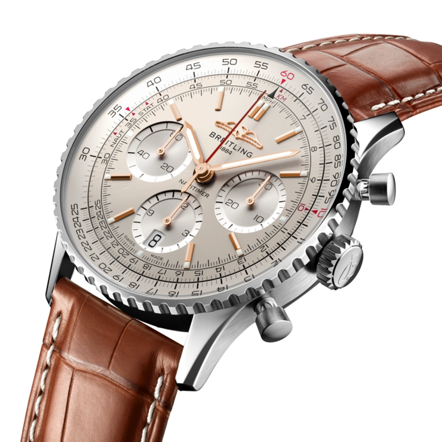 Breitling Watch For Men - Navitimer B01 Chronograph 43 - Ref. AB0139211G1P1