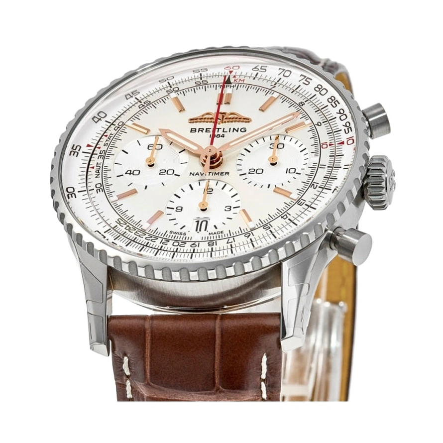 Breitling Watch For Men - Navitimer B01 Chronograph 43 - Ref. AB0139211G1P1