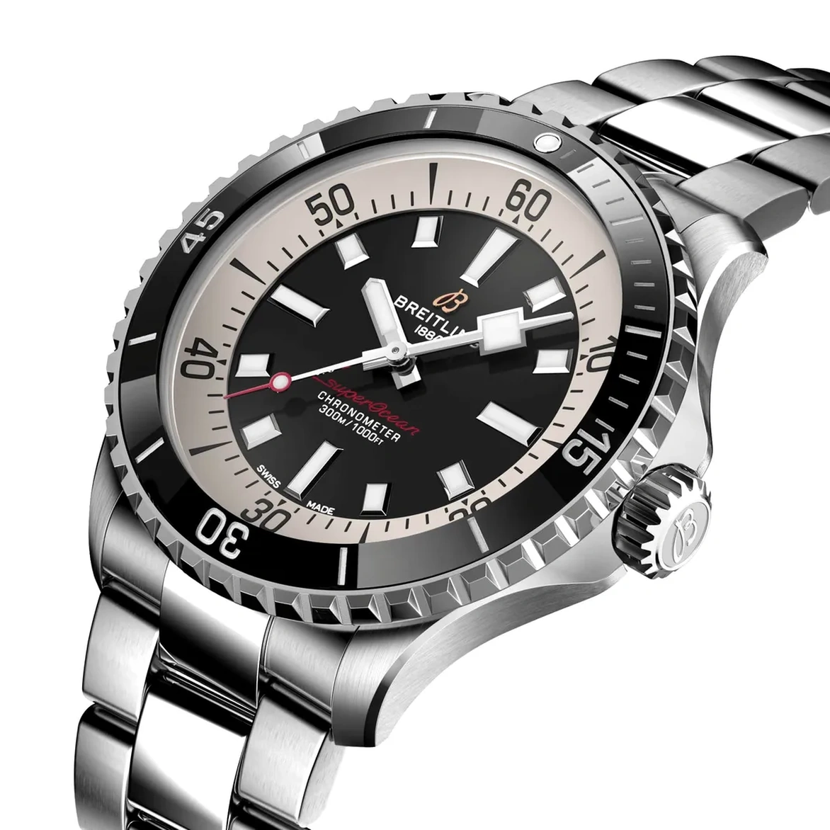Breitling Watch For Men - Superocean Automatic - Ref. A17375211B1A1