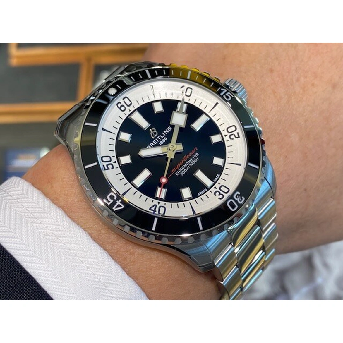 Breitling Watch For Men - Superocean Automatic - Ref. A17375211B1A1