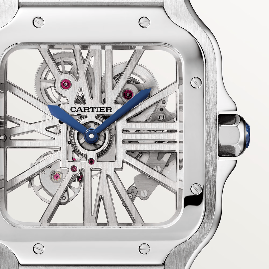 Cartier Watch For Men - Santos de Cartier Skeleton Watch (Large Model) - WHSA0007