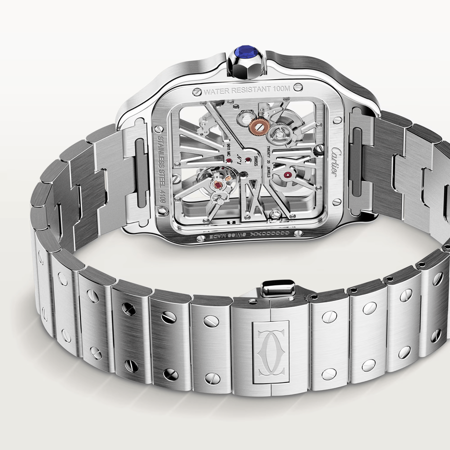 Cartier Watch For Men - Santos de Cartier Skeleton Watch (Large Model) - WHSA0007