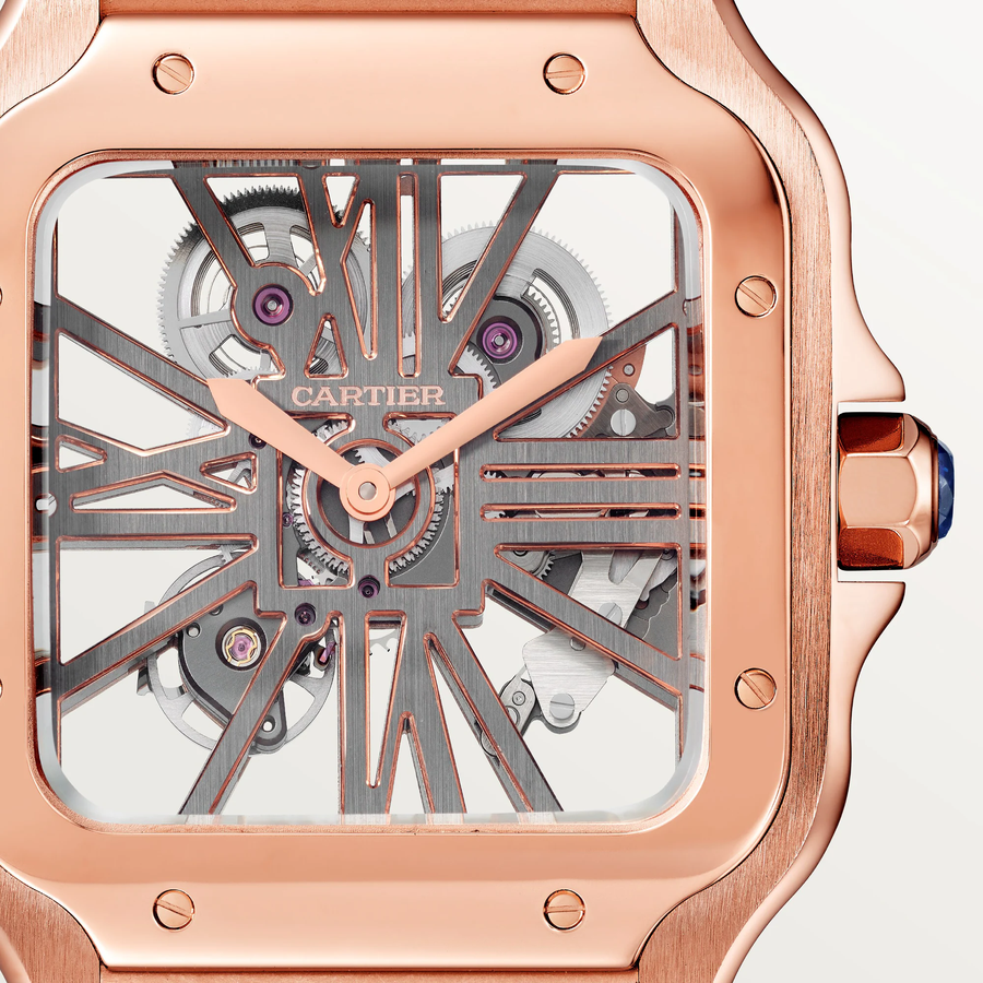 Cartier Watch For Men - Santos de Cartier Skeleton Watch (Large Model) - WHSA0016